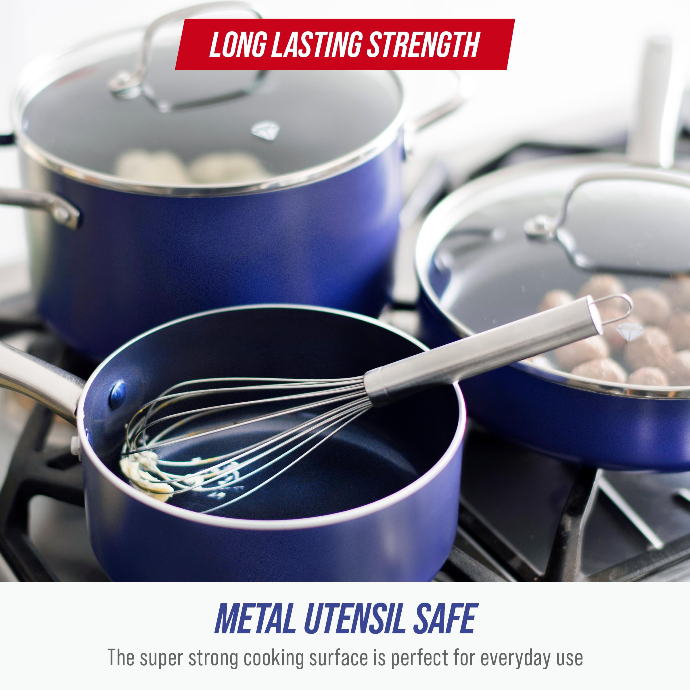 Amazon.co.jp: Blue Diamond(ブルーダイヤモンド) ノンスティック調理